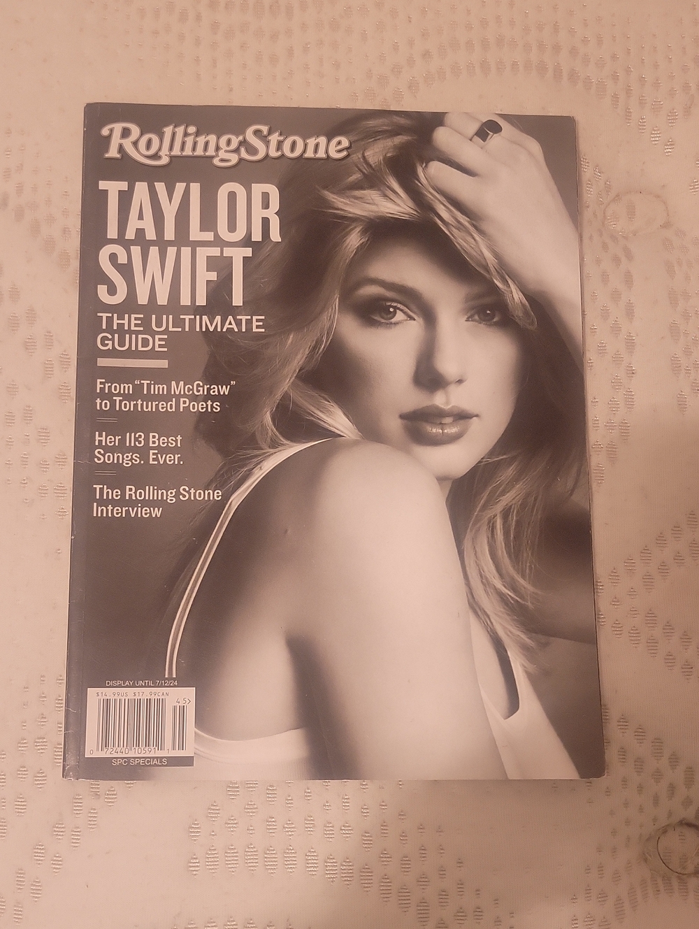 Taylor Swift (Eras Tour) Rolling Stone Magazine